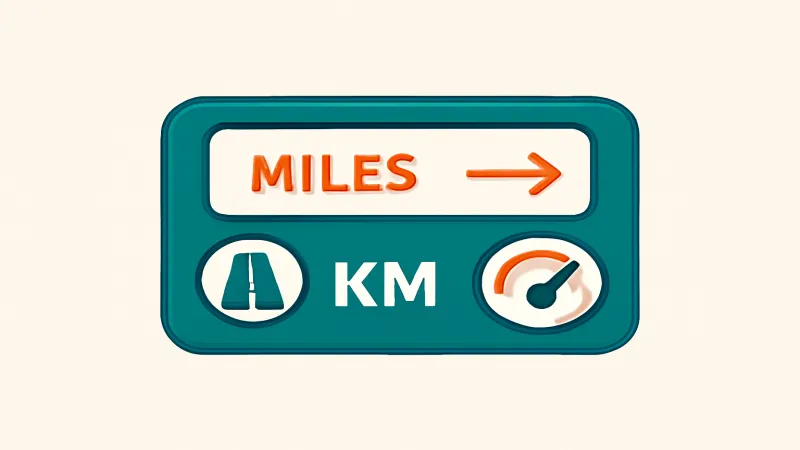 Convertidor de millas a km