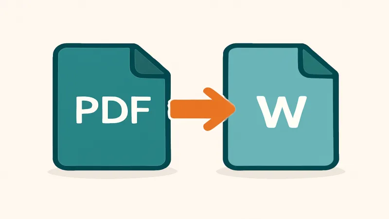 PDF to Word कनवर्टर